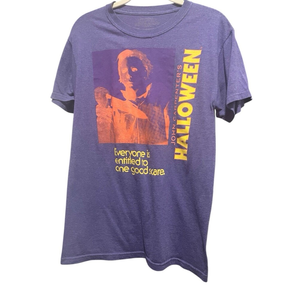 Michael Myers HALLOWEEN Quote Tee - Purple Heather - S